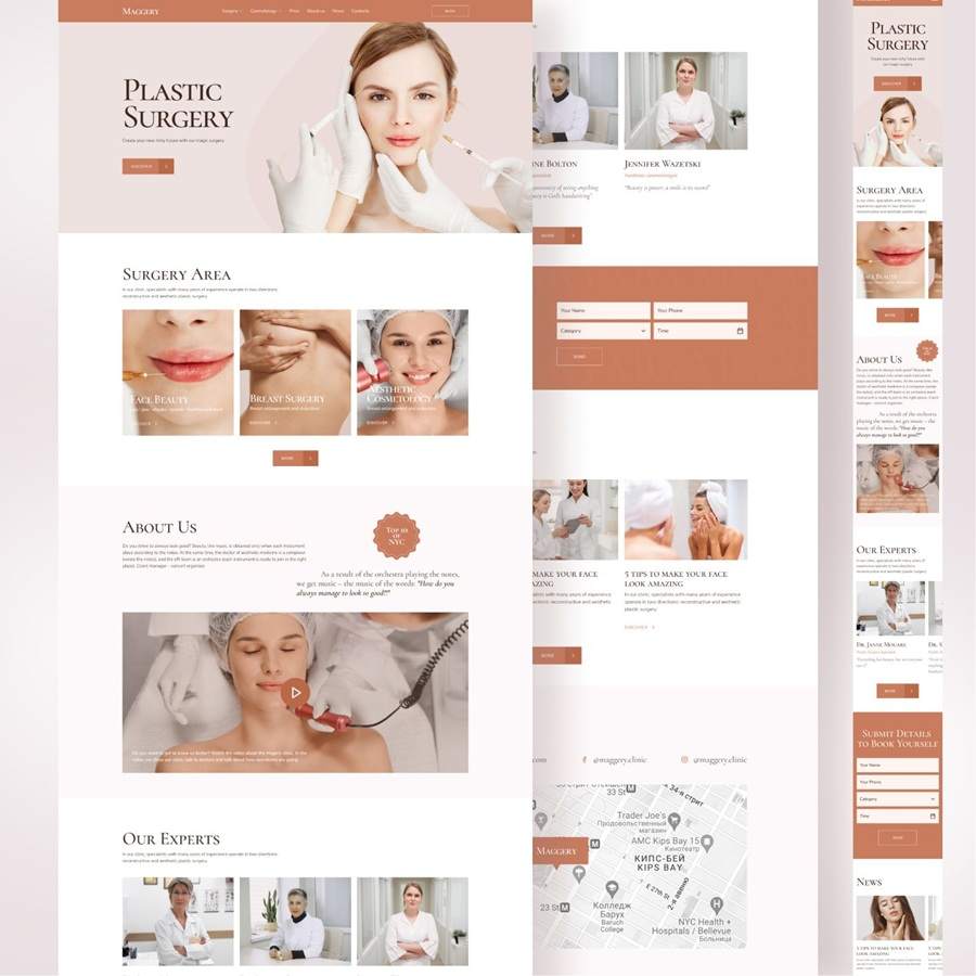 Best Cosmetic Surgery Website Design