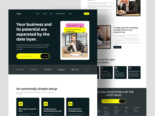 Business website