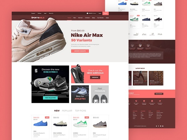 E commerce website