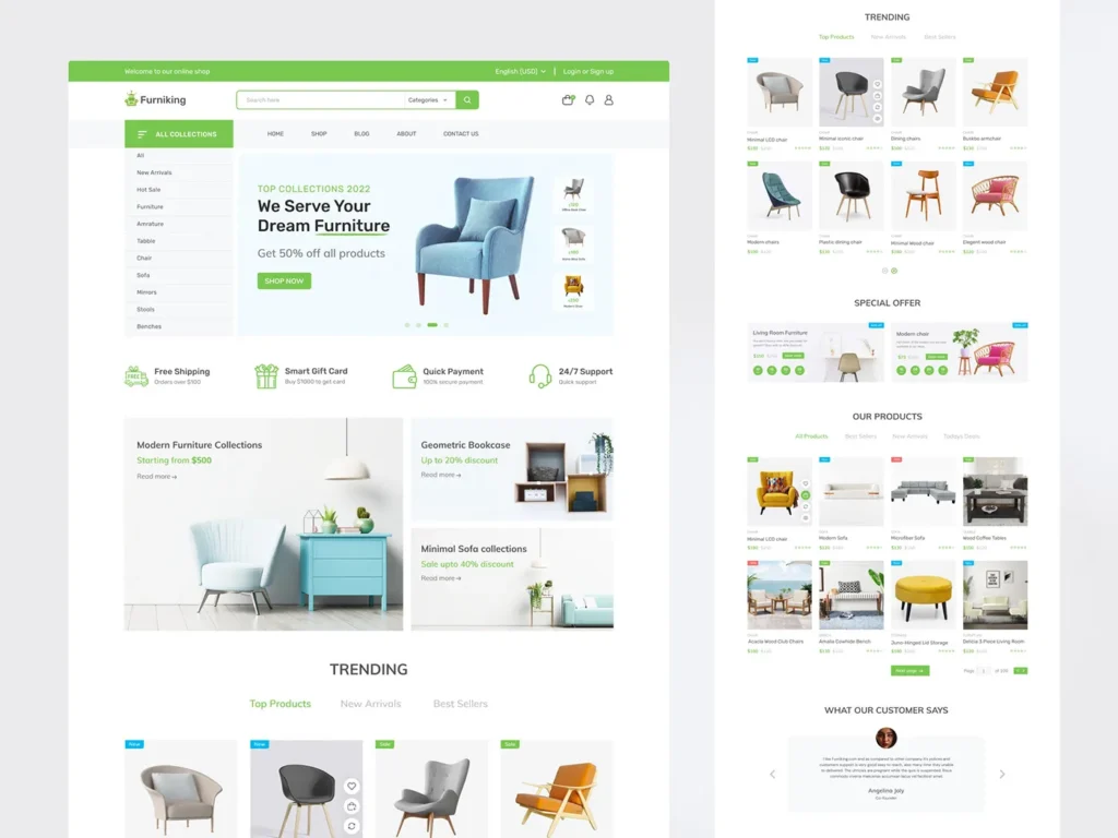 Furniture Website