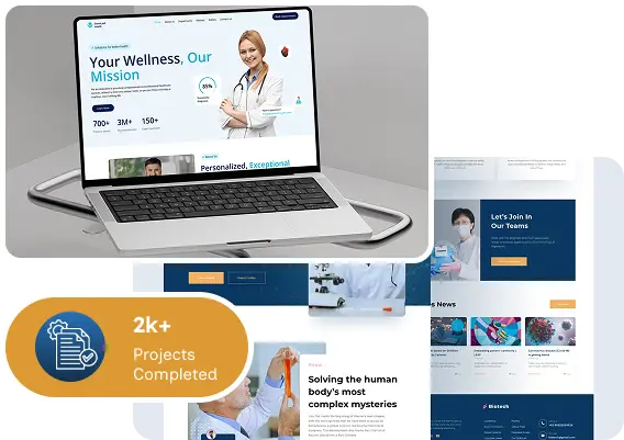 Health care website design