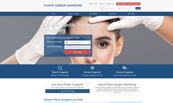 Plastic Surgery Marketing Cosmetic Surgery Website