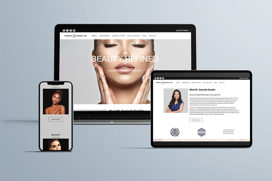 Plastic Surgery Web Design