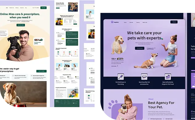 Veterinary Web design solution