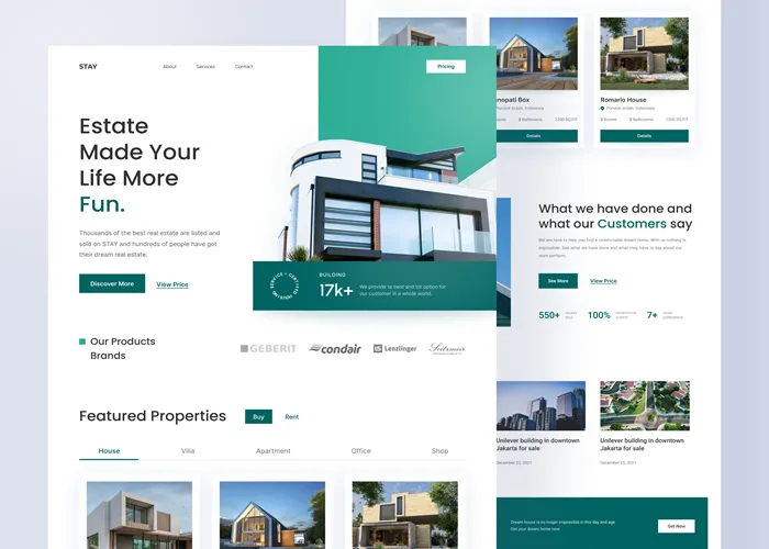 landing page for copying browing