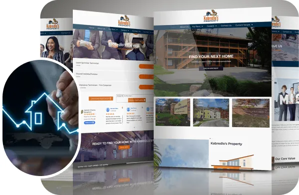 real estate website design
