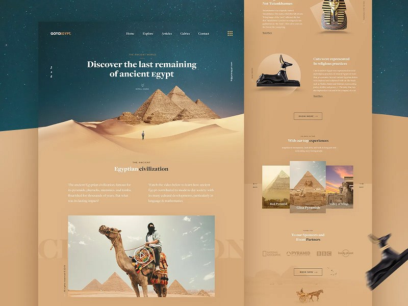 Exploring World website