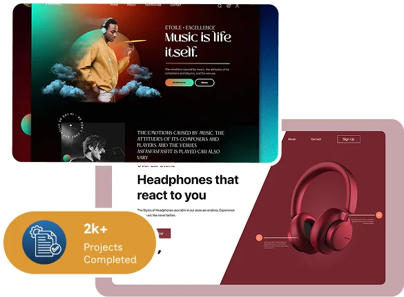 music webdesign