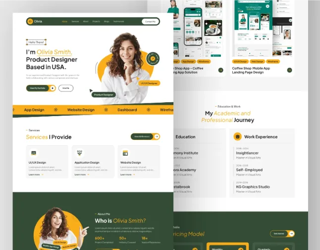 personal web design